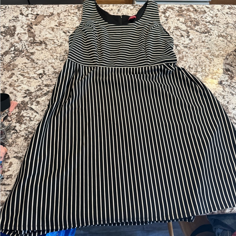 Merona black and white dress